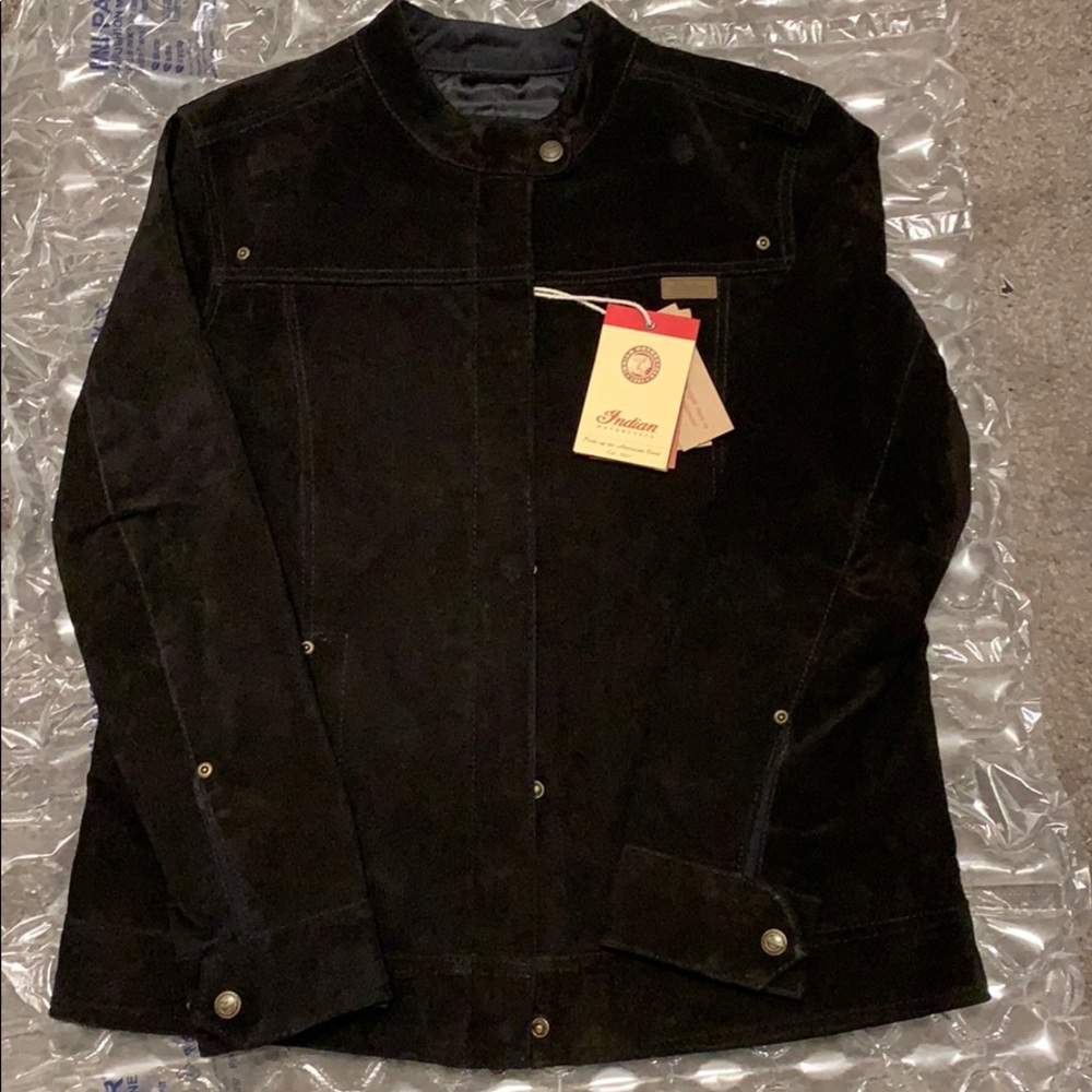 Women’s “Indian Motorcycle”suede leather jacket